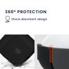 Etui na słuchawki Kwmobile do Skullcandy Mod, czarne, silikonowe, KWM0000256S001C