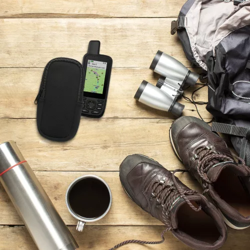 Pokrowiec ochronny Kwmobile do Garmin GPSMAP 66sr/GPSMAP 67, czarny, neopren, KWM0000256U001C