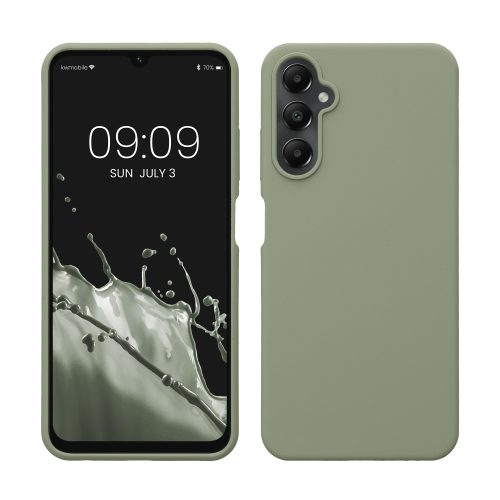 Etui Kwmobile do Samsunga Galaxy A05s, Zielone, Silikonowe, KWM000021MW013C