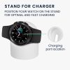 Podstawka dokująca Kwmobile do zegarka Samsung Galaxy Watch 4/Galaxy Watch 4 Classic/Galaxy Watch 3, biała, silikonowa, KWM0000257B002C