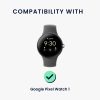 Podstawka dokująca Kwmobile do zegarka Google Pixel, czarna, silikonowa, KWM0000257C001C
