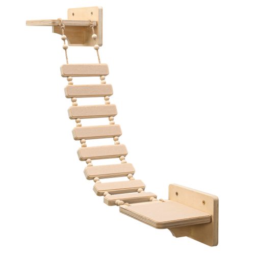 Pod suspendat de perete Navaris pentru pisici, cu platforme conectate, NAV0000278A001C