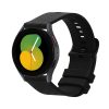 Pasek Kwmobile do zegarka Samsung Galaxy 5/Galaxy Watch 5 Pro/Galaxy Watch 4, czarny, silikon, KWM0000257F001C