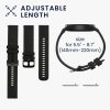 Pasek Kwmobile do zegarka Samsung Galaxy 5/Galaxy Watch 5 Pro/Galaxy Watch 4, czarny, silikon, KWM0000257F001C