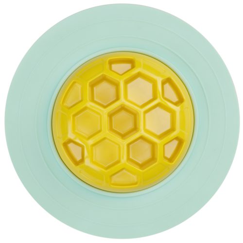 Vas de hrana lenta tip fagure Navaris, 30x30x5 cm, albastru/negru, NAV000032MZ001C