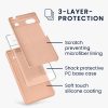Etui Kwmobile do Google Pixel 6a, kremowe, silikonowe, KWM000015FZ057C