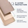 Etui Kwmobile do Google Pixel 8, kremowe, silikonowe, KWM000020JF017C