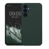 Etui Kwmobile do Samsung Galaxy A25, Ciemnozielone, Silikonowe, KWM000021MV012C