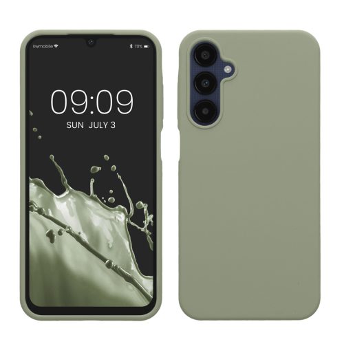 Etui Kwmobile do Samsung Galaxy A25, jasnozielone, silikonowe, KWM000021MV013C