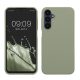 Etui Kwmobile do Samsung Galaxy A25, jasnozielone, silikonowe, KWM000021MV013C