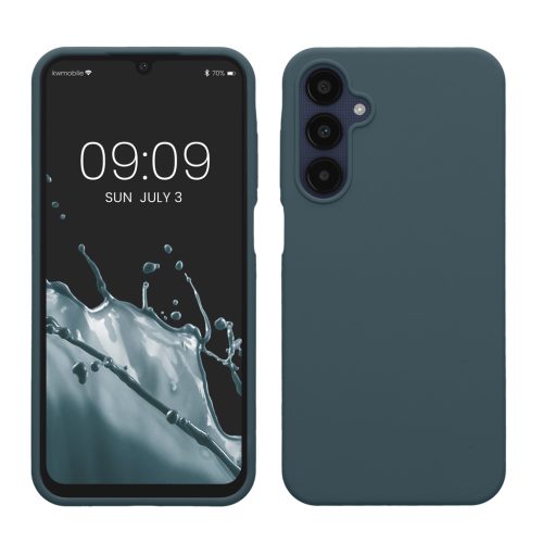 Etui Kwmobile do Samsung Galaxy A25, Ciemnozielone, Silikonowe, KWM000021MV016C