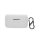 Etui na słuchawki Kwmobile do słuchawek Jabra Evolve 2 Buds, białe, silikonowe, KWM000018PY002C