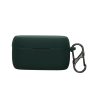 Etui na słuchawki Kwmobile do słuchawek Jabra Evolve 2 Buds, ciemnozielone, silikonowe, KWM000018PY003C