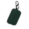 Etui na słuchawki Kwmobile do słuchawek Jabra Evolve 2 Buds, ciemnozielone, silikonowe, KWM000018PY003C