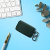Etui na słuchawki Kwmobile do słuchawek Jabra Evolve 2 Buds, ciemnozielone, silikonowe, KWM000018PY003C