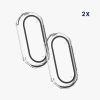 Zestaw 2 kompletnych osłon Kwmobile do Xiaomi Mi Band 8, przezroczysty, plastikowy, KWM0000206D002C