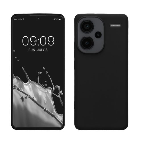 Etui Kwmobile do Xiaomi Redmi Note 13 Pro Plus 5G, czarne, silikonowe, KWM000020KI001C