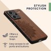 Etui Kwmobile do Xiaomi Redmi Note 13 Pro Plus 5G, Brązowe, Drewniane, KWM000020KL002C