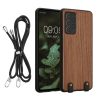 Etui Kwmobile do Samsung Galaxy A52/Galaxy A52 5G/Galaxy A52s 5G, brązowe, drewno/silikon, KWM000021NY001C