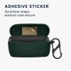 Etui na słuchawki Kwmobile do Jabra Elite 4, ciemnozielone, silikonowe, KWM000024SI003C