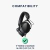 Zestaw 2 poduszek nausznych Kwmobile do V-MODA Crossfade M-100/Crossfade LP2/Crossfade LP, czarny, ekoskóra, KWM0000257U001C