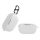 Etui na słuchawki Kwmobile do słuchawek JBL WAVE BUDS, białe, silikonowe, KWM000018FB004C