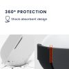Etui na słuchawki Kwmobile do słuchawek JBL WAVE BUDS, białe, silikonowe, KWM000018FB004C