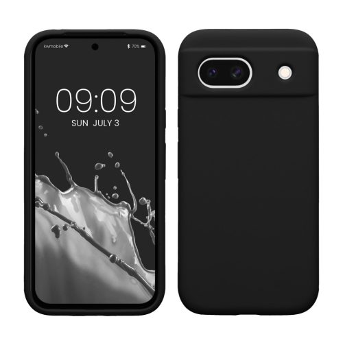 Etui Kwmobile do Google Pixel 8a, czarne, silikonowe, KWM000020KQ008C