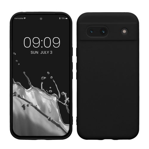 Etui Kwmobile do Google Pixel 8a, czarne, silikonowe, KWM000020KU002C
