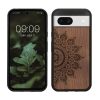 Etui Kwmobile do Google Pixel 8a, brązowe, drewno/silikon, KWM000020KV002C