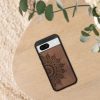 Etui Kwmobile do Google Pixel 8a, brązowe, drewno/silikon, KWM000020KV002C
