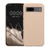 Etui Kwmobile do Google Pixel 8a, kremowe, silikonowe, KWM000020LB003C
