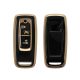Kwmobile Key Cover do Honda PCX160/Vision/SH350, czarny/złoty, silikon, KWM0000259H001C