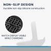 Podstawka dokująca Kwmobile do zegarka Google Pixel Watch 2, biała, silikonowa, KWM0000259O002C