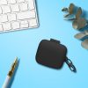 Etui na słuchawki Kwmobile do słuchawek INZONE Buds WF-G700N, czarny, silikon, KWM0000259T001C
