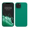 Etui Kwmobile do Apple iPhone 14, zielone, silikonowe, KWM000016NI036C