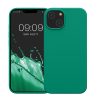 Etui Kwmobile do Apple iPhone 14, zielone, silikonowe, KWM000016NI036C