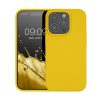Etui Kwmobile do Apple iPhone 14 Pro, żółte, silikonowe, KWM000016NK034C