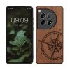 Etui Kwmobile do OnePlus 12, brązowe, drewniane, KWM000022QB001C