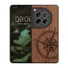 Etui Kwmobile do OnePlus 12, brązowe, drewniane, KWM000022QB001C