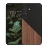 Etui Kwmobile do Samsunga Galaxy S24, Brązowo-Czarne, Drewno, KWM000021OQ001C
