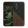 Etui Kwmobile do Samsung Galaxy A15 5G, Brązowy/Czarny, Drewno, KWM000021OT001C