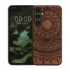 Etui Kwmobile do Samsunga Galaxy S23 FE, Ciemny Brąz, Drewno, KWM000021PK002C