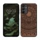 Etui Kwmobile do Samsung Galaxy A15 5G, Ciemny Brąz, Drewno, KWM000021PM002C