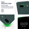 Etui Kwmobile do Google Pixel 7a, Ciemnozielone, Silikon, KWM000019YF017C