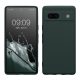 Etui Kwmobile do Google Pixel 7a, Ciemnozielone, Silikon, KWM000019YF018C
