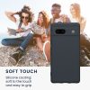 Etui Kwmobile do Google Pixel 7a, ciemnoszary, silikon, KWM000019YF019C