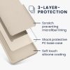 Etui Kwmobile do Samsung Galaxy A35, kremowe, silikonowe, KWM000021PA006C