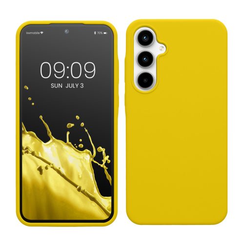 Etui Kwmobile do Samsung Galaxy A35, żółte, silikonowe, KWM000021PA010C