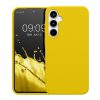 Etui Kwmobile do Samsung Galaxy A35, żółte, silikonowe, KWM000021PA010C